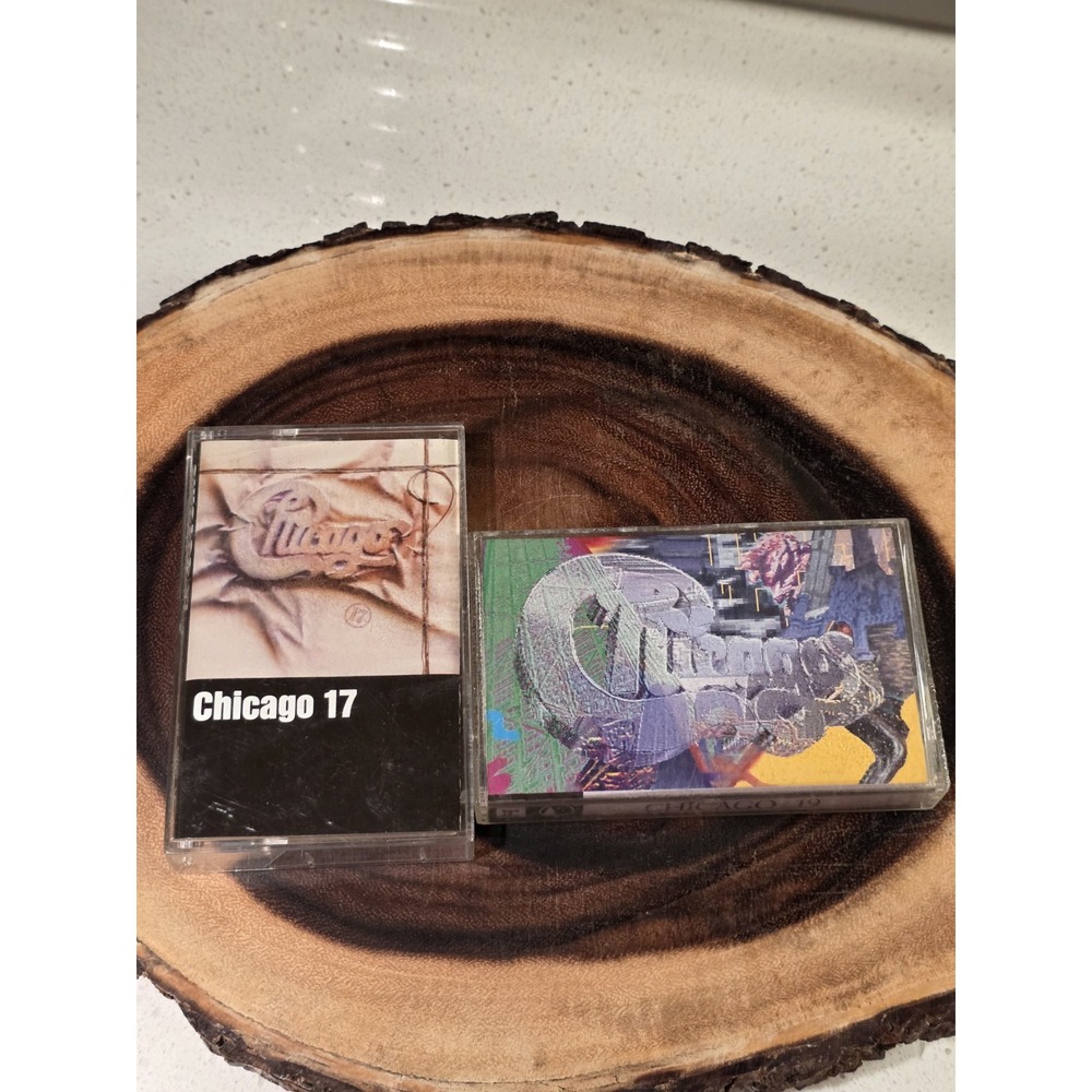 Lot of 2 cassette tapes Chicago 17 and Chicago 19
